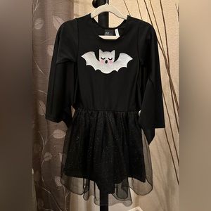 H&M | Cute Bat Girl Costume | kid size 4-6 | black & silver